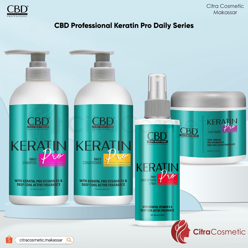Cbd Daily Series Shampoo Conditioner Keratin Mask Hair Vit Spray