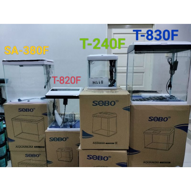 Sobo Mini/Small Aquarium Set T240F, T820F, T830F, SA380F Top Filter
