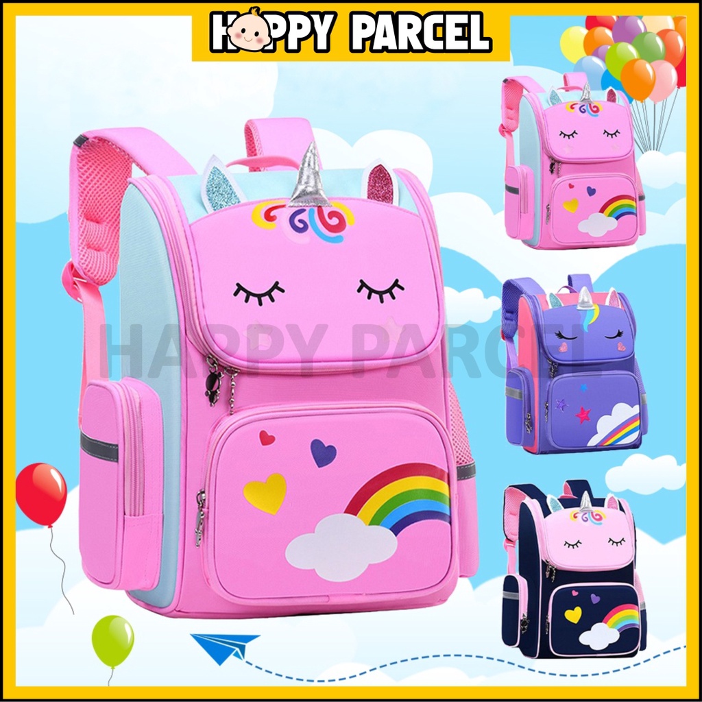 Unicorn School Bag Kids School Bag Girl Beg Sekolah Budak Perempuan ...