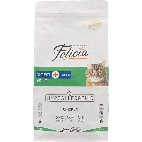 FELICIA Digest Care Adult Dry Cat Food Chicken (2kg) | Shopee Malaysia