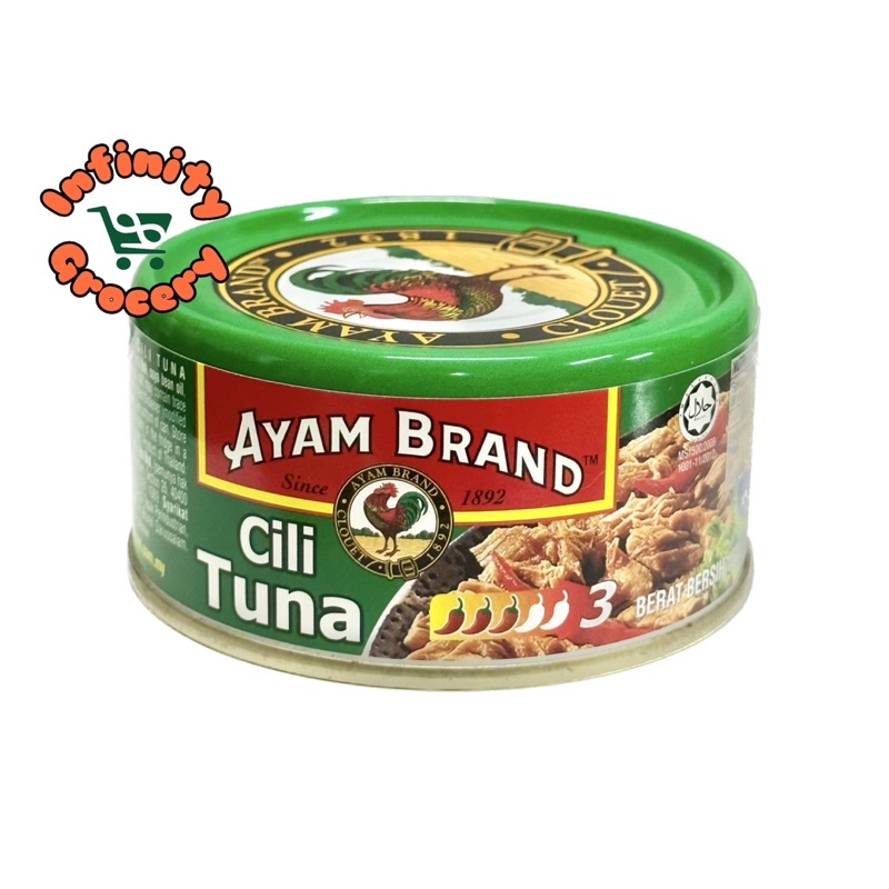 [Halal] Ayam Brand Chilli Tuna Cili Tuna ( 160g ) Shopee Malaysia