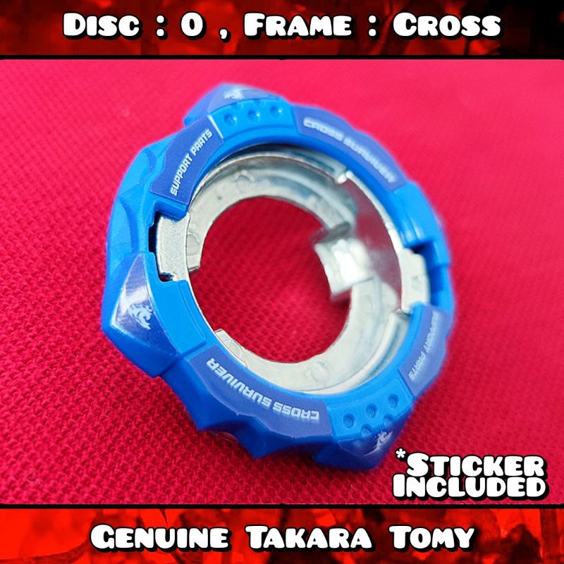 Disc 0 and Frame Cross ( B186 Random Booster 26 , Beyblade Takara Tomy