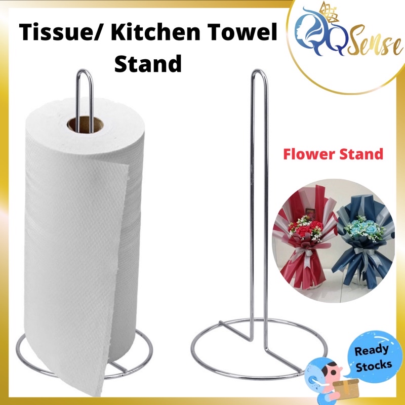 Kitchen Paper Accessories Toilet Roll Stand Flower Stand 纸巾支架 花束支架 Bathroom Towel Toilet Paper Holder Tissue Holder