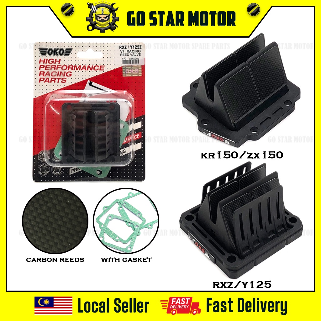 YAMAHA RXZ Y125 125Z 125ZR / KAWASAKI KR150 ZX150 ZXR KRR RACING CARBON ...