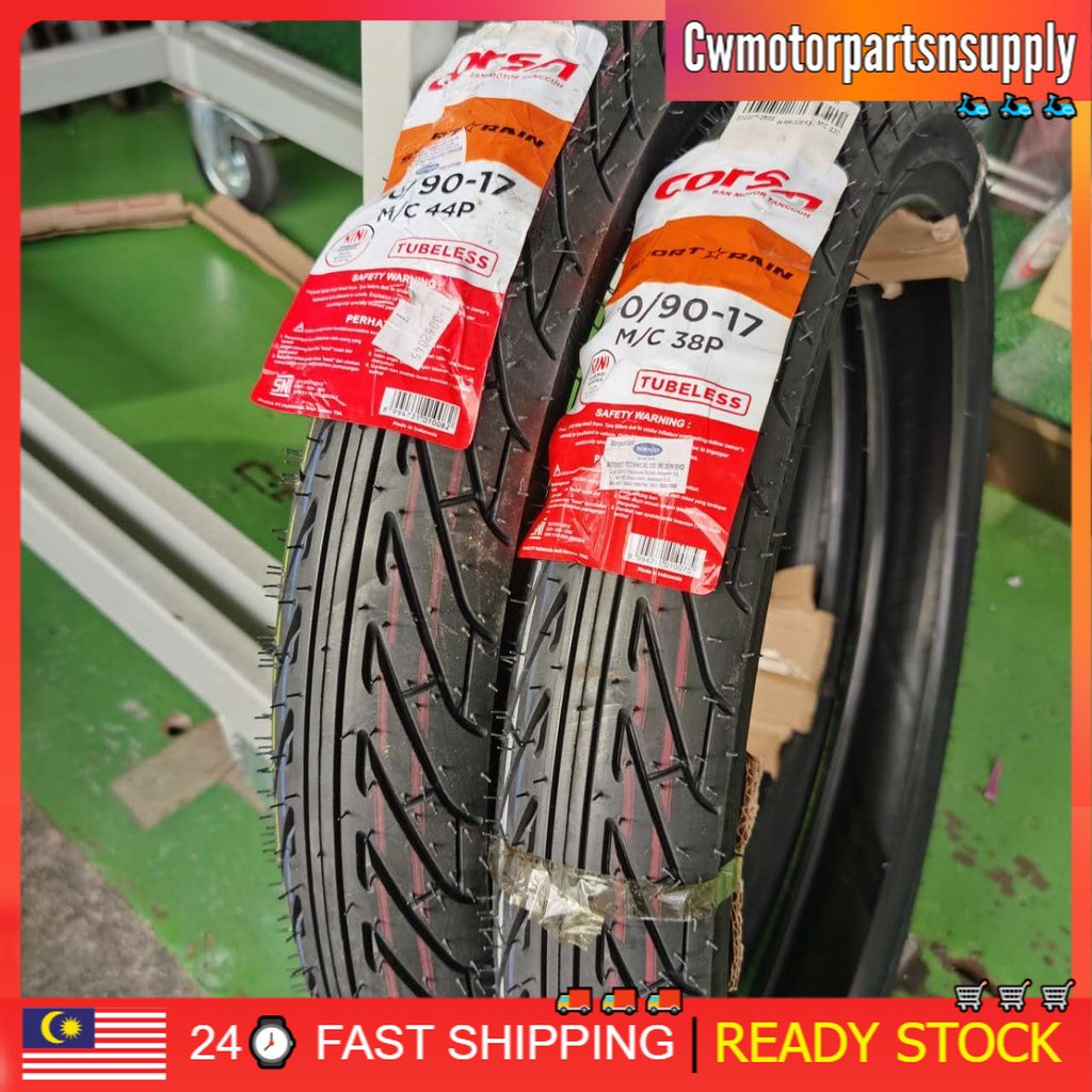 TYRE TAYAR CORSA SPORT RAIN 70/9017 80/9017 CORSA SPORT RAIN ORIGINAL