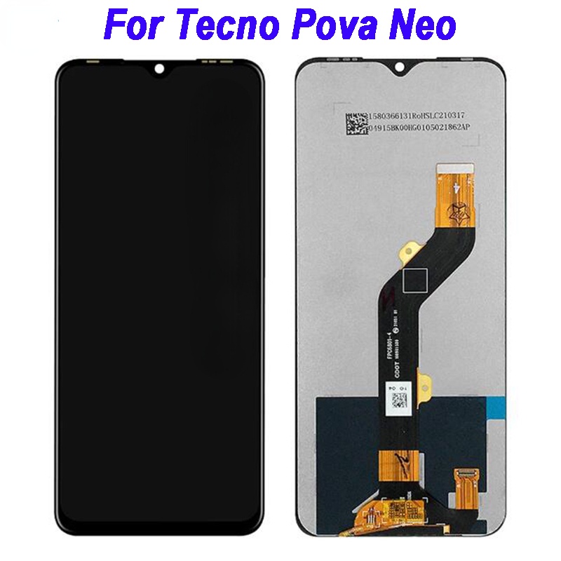 For Tecno Pova Neo LCD Display For Tecno LE6 LCD Touch Screen Panel ...