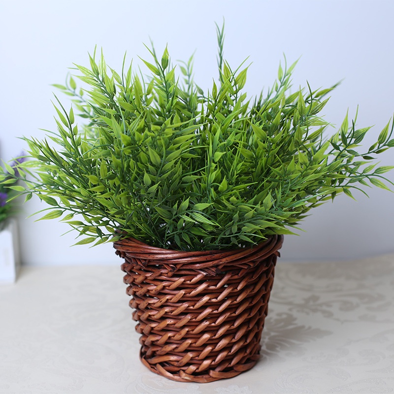 Artificial Bamboo Plant Branch, Fake Lucky Bamboo Plants Live Like with