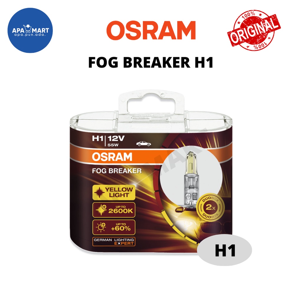 Genuine Osram Fog Breaker H1 Set (2 pcs) | Shopee Malaysia