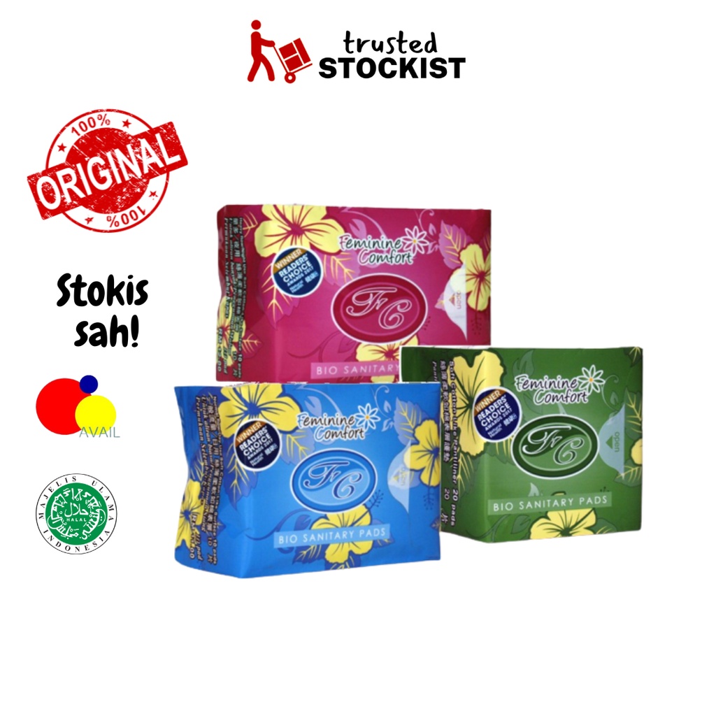 NAK TRY Avail FC Bio Sanitary Pads Pantyliner / Day Use / Night Use