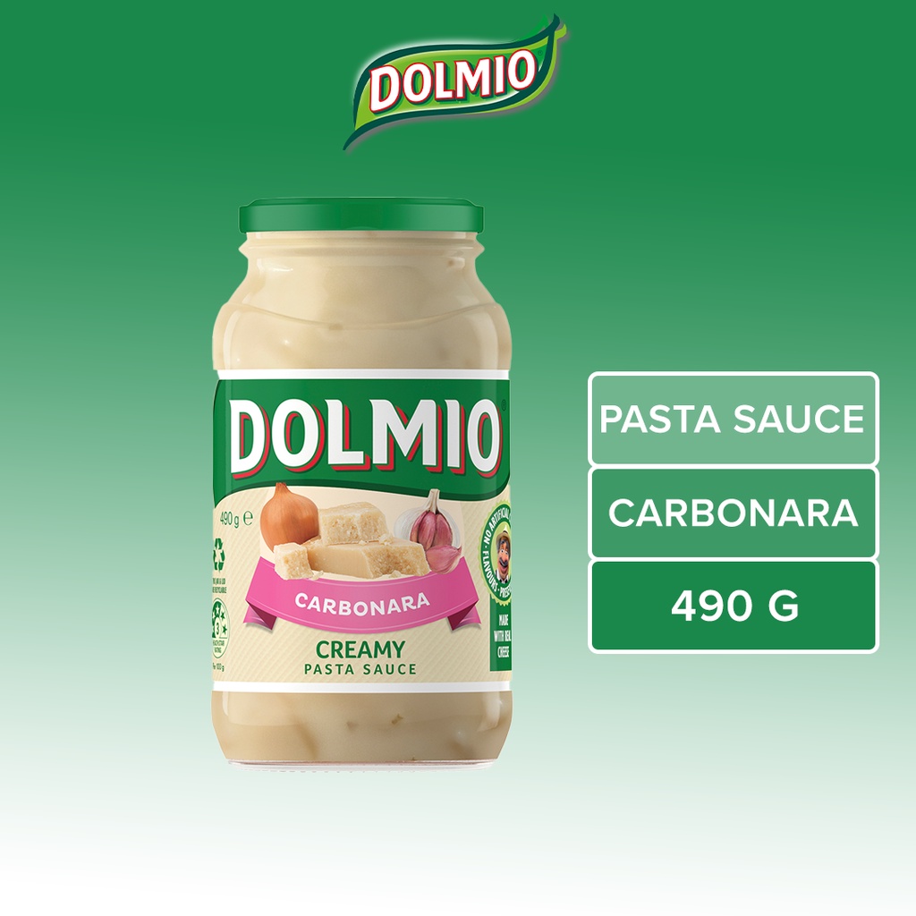 Dolmio Creamy Carbonara Pasta Sauce (490g) [Exp 5 Jun 2023] | Shopee  Malaysia