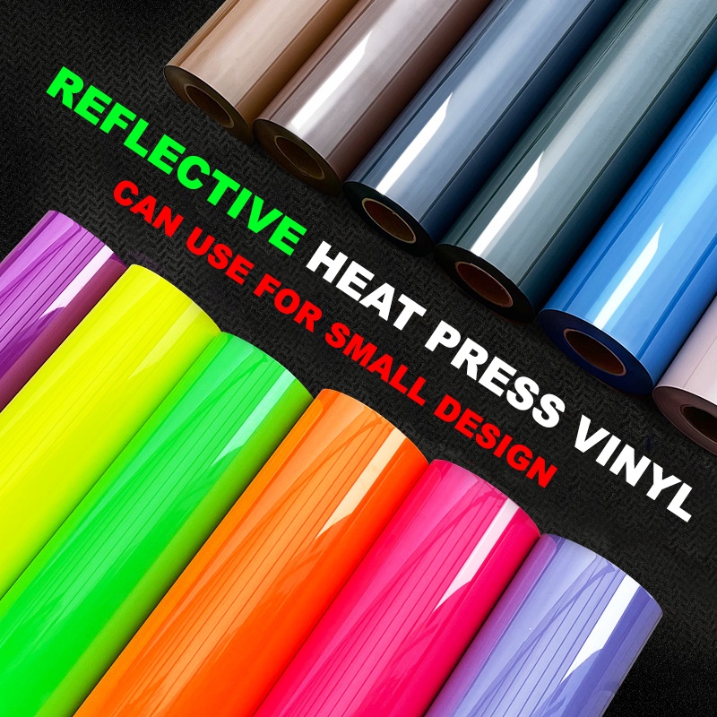 [READY STOCKS] REFLECTIVE HEAT PRESS VINYL / REFLECTIVE VINYL / HEAT