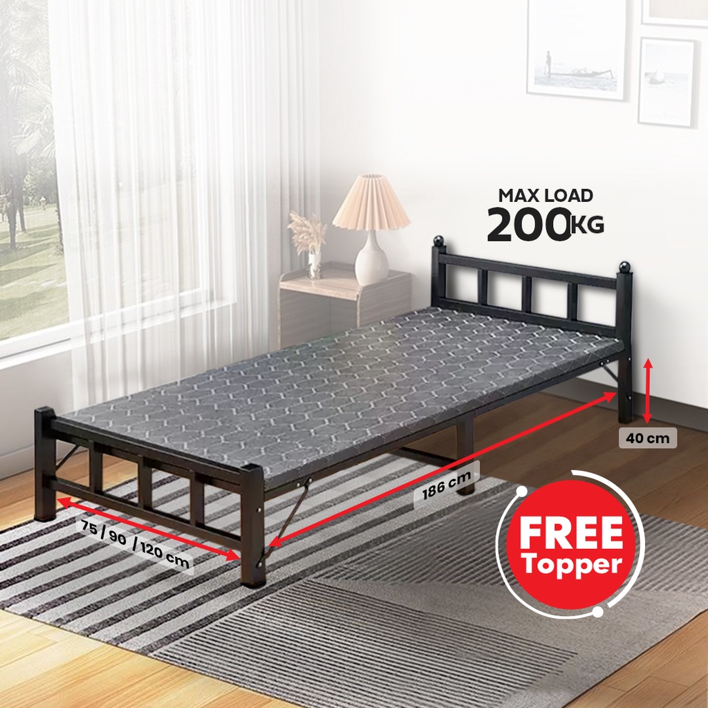 READY STOCK FINSSO: ARIAL BED FRAME WITH FREE TOPPER / KATIL / TILL THIS WEEK ONLY!!!