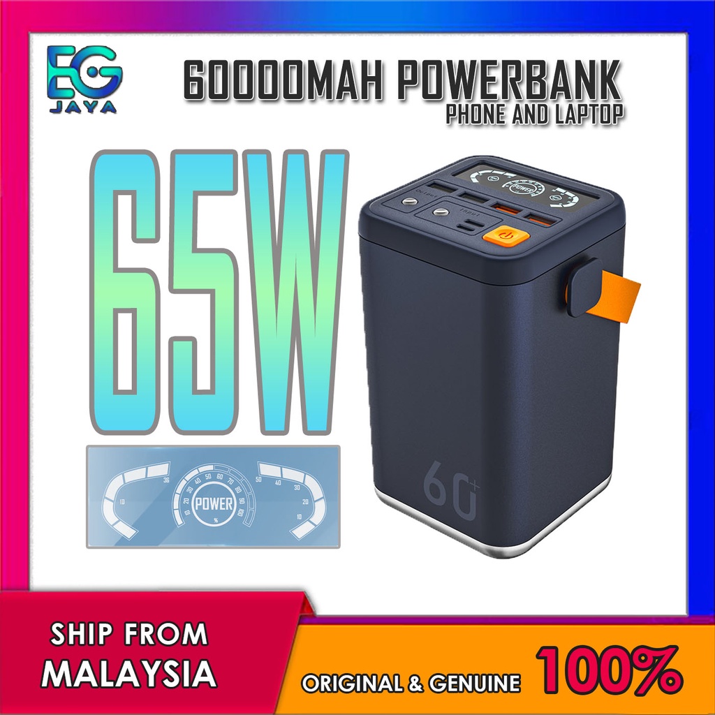 O2 Project 60000mAh Laptop Powerbank Phone Powerbank 65w & 36w Fast