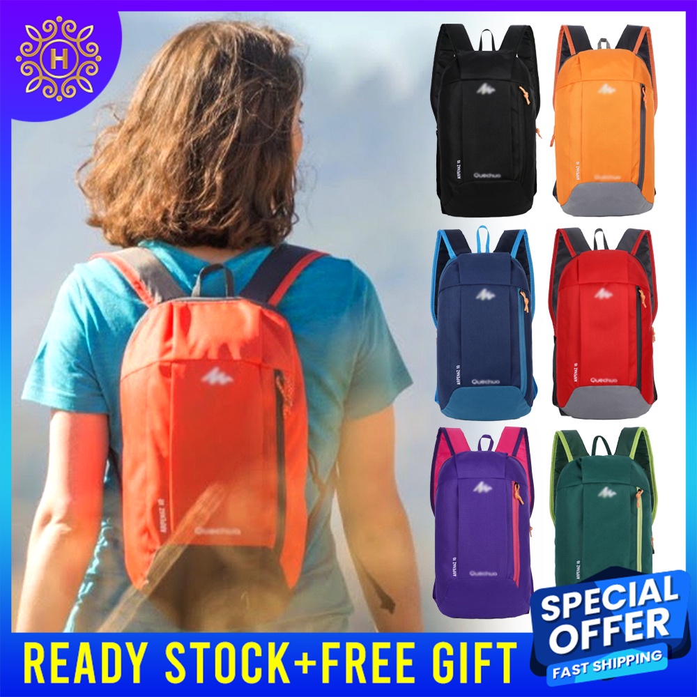 KM 10L Ready Stock Casual All in One Bag Backpack Compact Small Travel Bag [BG26781A] Shopee