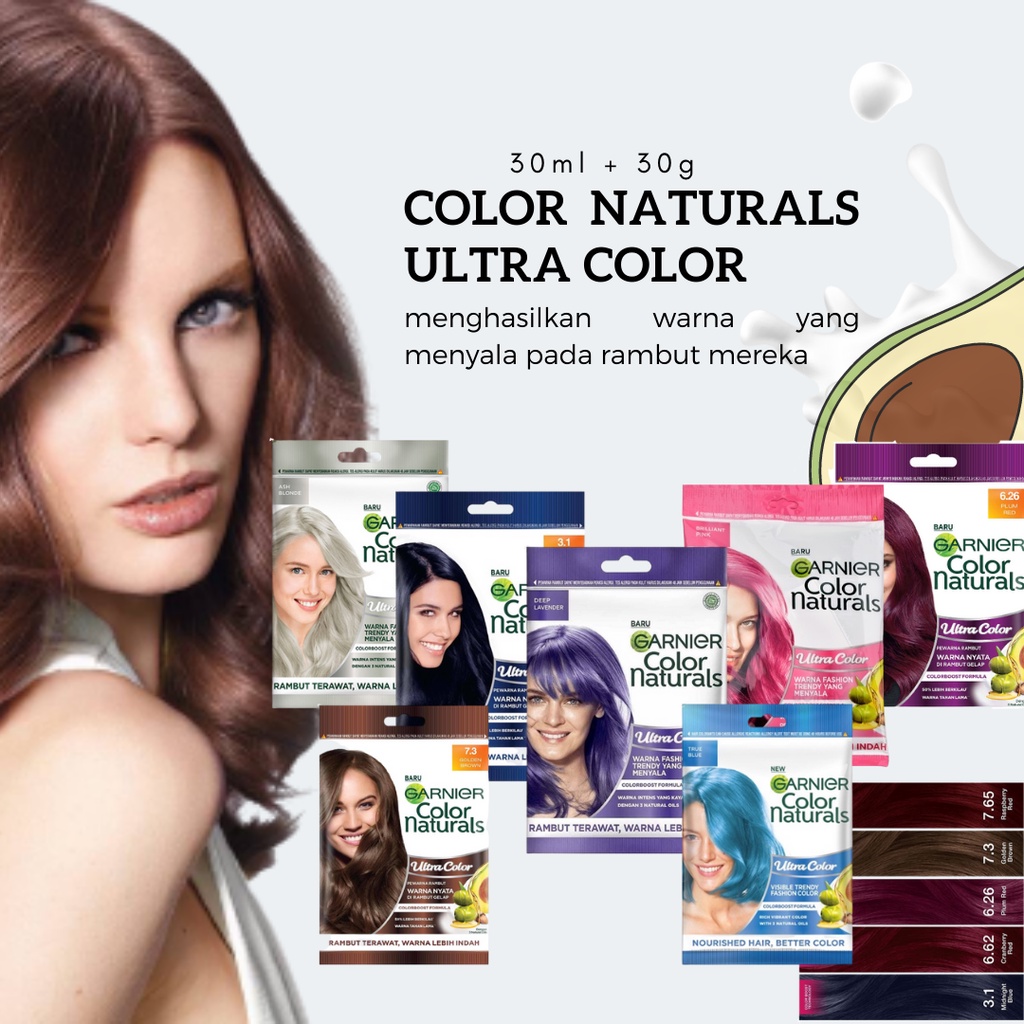 Garnier Color Naturals Ultra Color Hair Dye Colour 30g | Shopee Malaysia