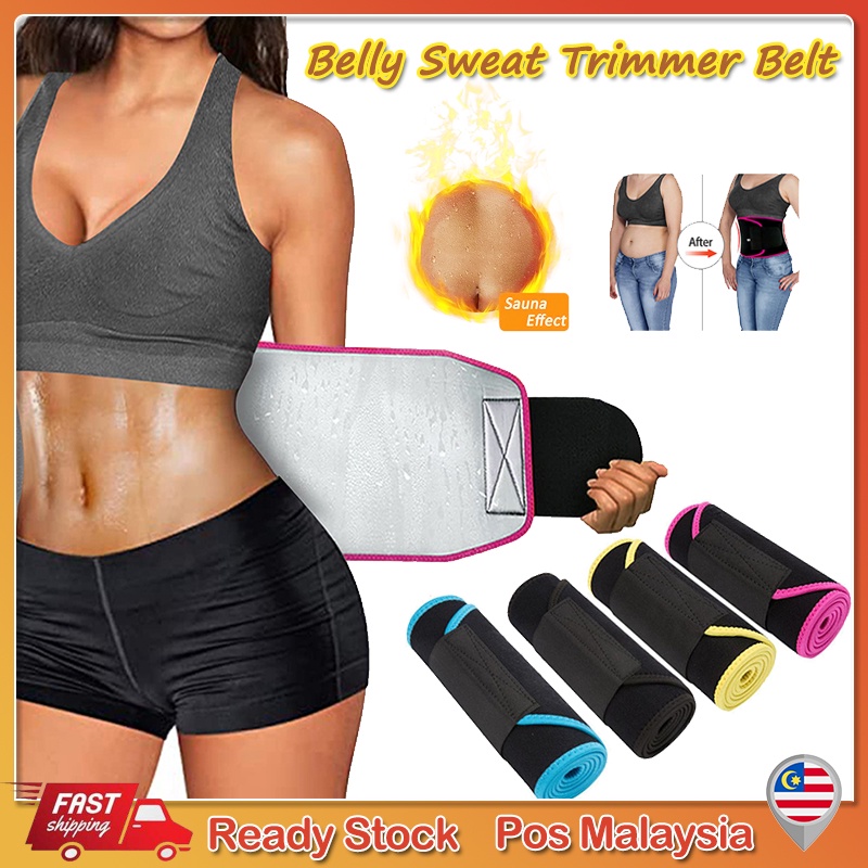 Waist Trimmer Silver Ion Belly Burn Fat Belt Waist Tummy Body Shaper Sweet Sweat ABS Slim Waist Shapewear Weight Loss