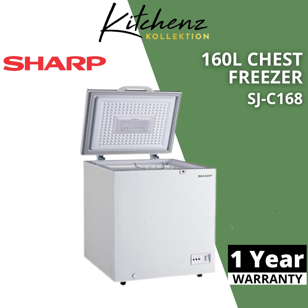 Sharp 160L Chest Freezer l SJC168 Shopee Malaysia