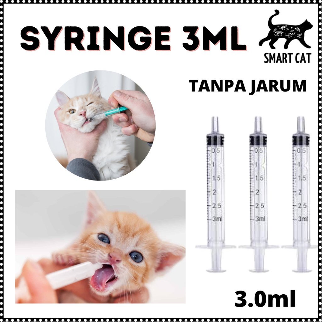 SGS Syringe Picagari 3ML Pet Medicine Feeder Cat Pills Capsule Tablet