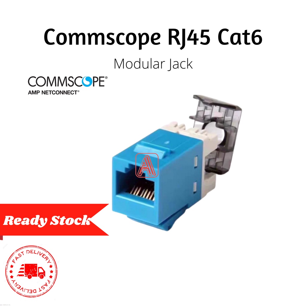 commscope-cat6-keystone-jack-modular-jack-sl-series-rj45-amp-8p8c-sl
