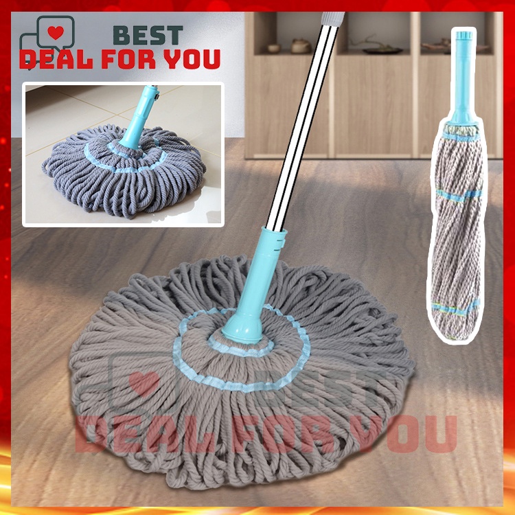 Mop Lantai BaikSpin Mop Twist Mop Magic Spin Mop Water Locking Mop