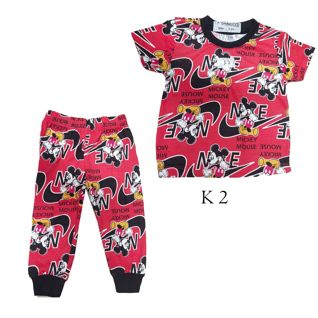 PYJAMAS SET PAKAIAN KANAK-KANAK LELAKI/PEREMPUAN/BOYS/GIRLS KIDS MICKEY ...