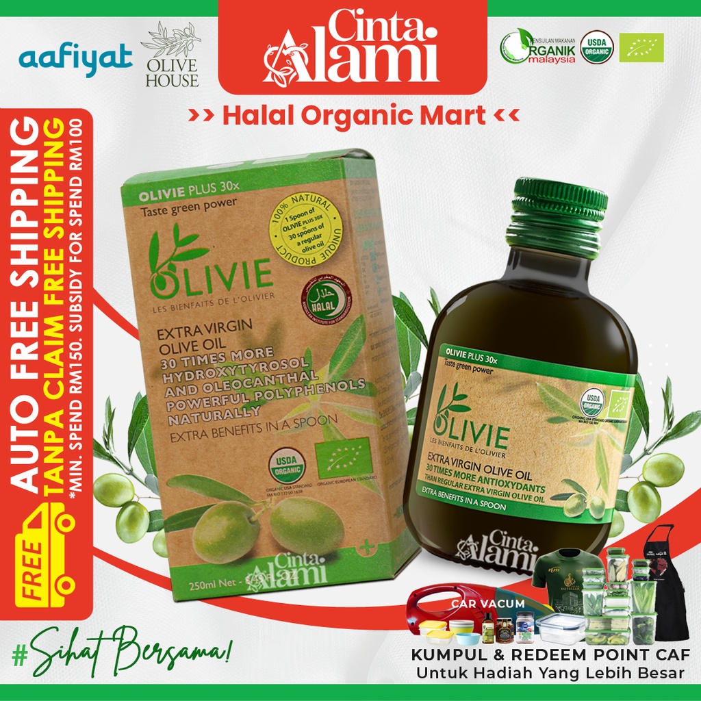 Raja Segala Minyak Zaitun Original | Pati Minyak Zaitun Asli Aafiyat Olive House | Extra Virgin Oil Zaiton Olivie Plus
