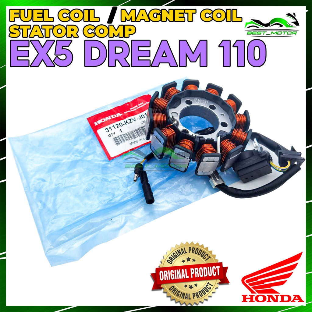 100 ORIGINAL HONDA EX5 / DREAM 110 / DREAM110 FUEL COIL STATER