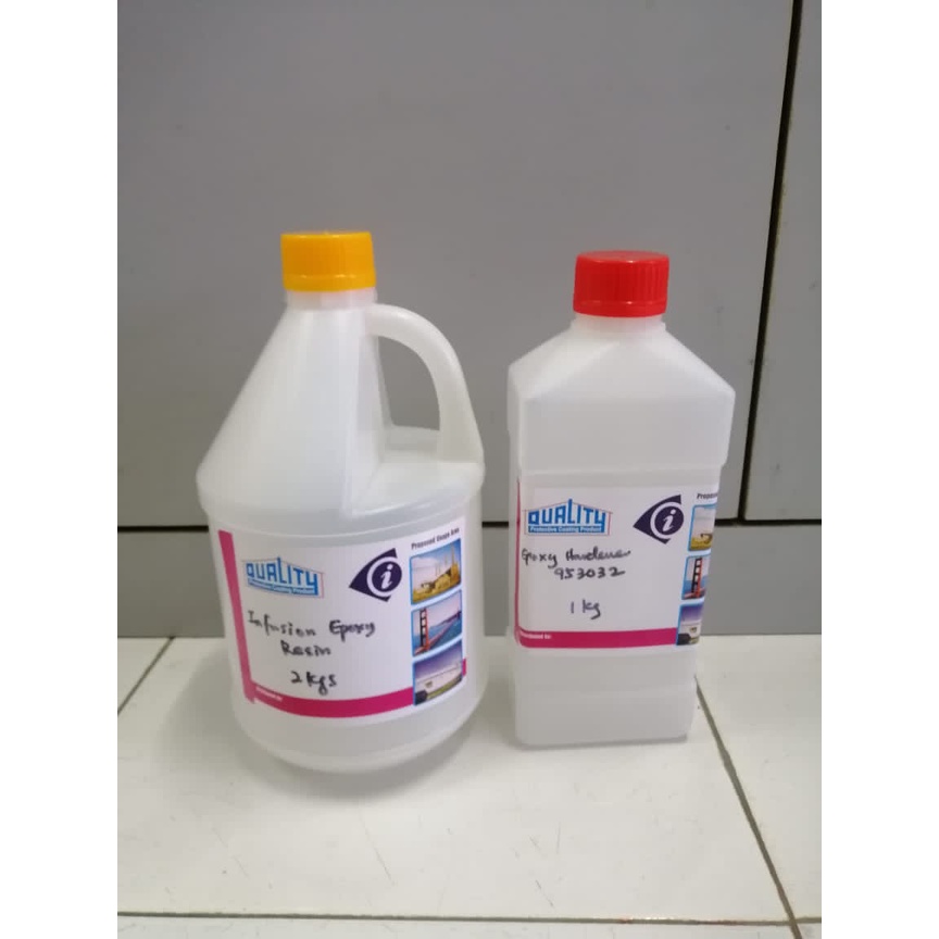 Infusion Epoxy Resin 3kgs (2kgs +1kg/21)(New version) Shopee Malaysia