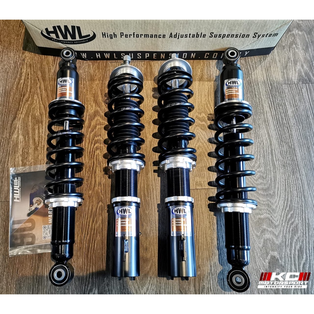 Perodua Myvi 20042016 HWL XS Adjustable Suspension / Coilover