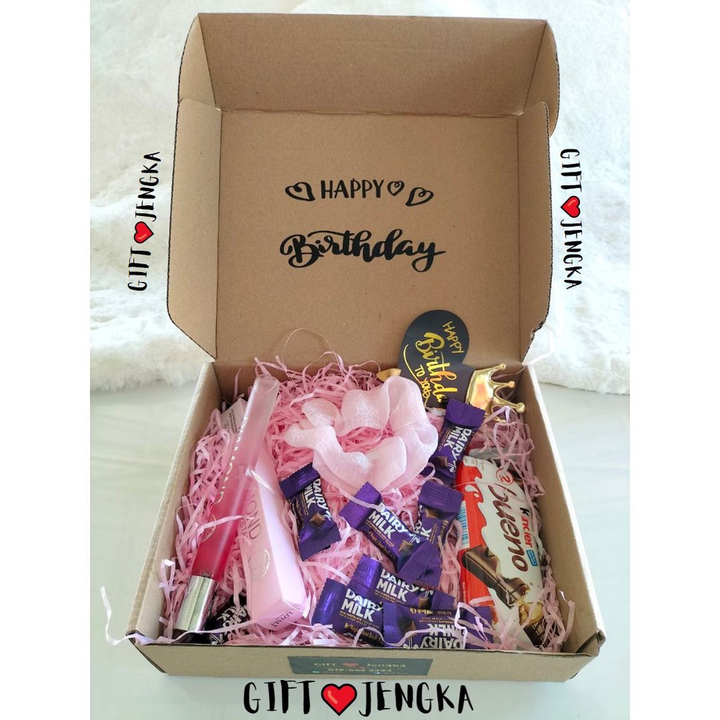 Hair Band Getah Rambut Surprise Box Gift Chocolate Box Happy Birthday ...