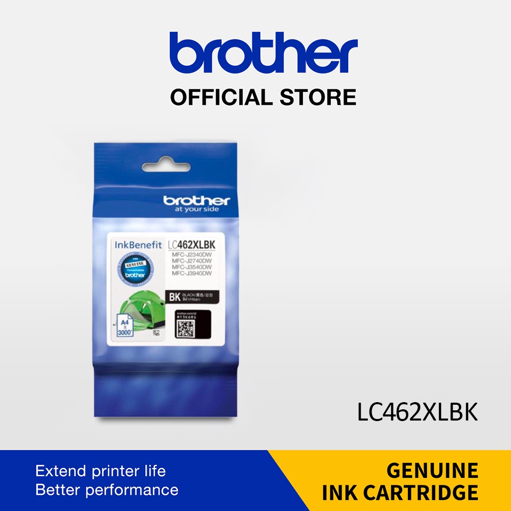Brother LC-462 XL Black/Cyan/Magenta/Yellow Ink Cartridge