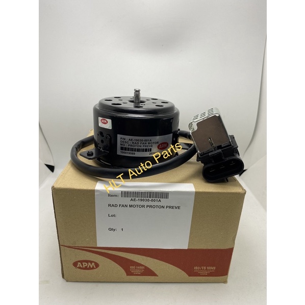 PROTON PREVE , PREVE TURBO ,SUPRIMA S RADIATOR FAN MOTOR (APM OEM