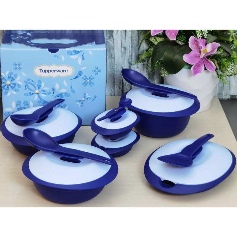 ROYALE BLUE PETIT SERVEWARE SET Shopee Malaysia
