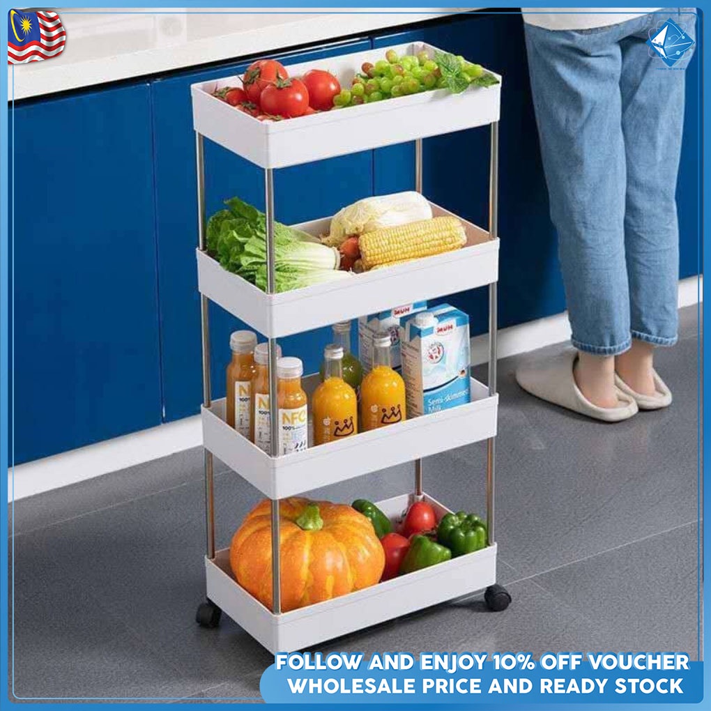 WHOLESALER Trolley Rack Kitchen Trolley Rack Multifunction Trolley Rack
