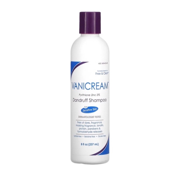 Vanicream Dandruff Shampoo For Sensitive Skin 237ml Shopee Malaysia 1284