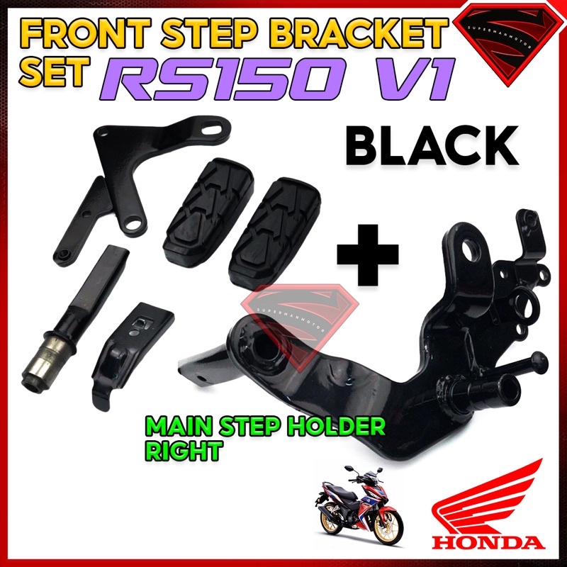FOOTSTEP BAR RS150 FRONT HONDA RS150 RS 150 MAIN STEP BAR FOOT REST