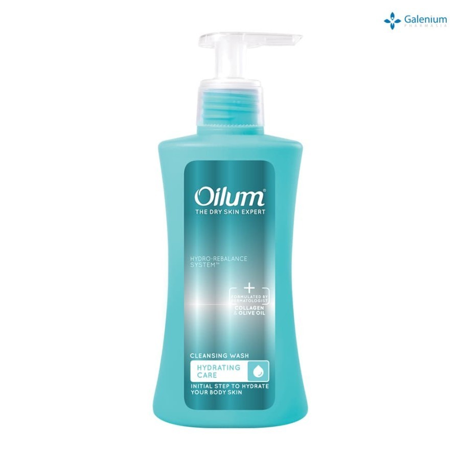 Oilum Body Wash Liquid Bath Soap Hydrating Care Collagen Bottle 210 ML