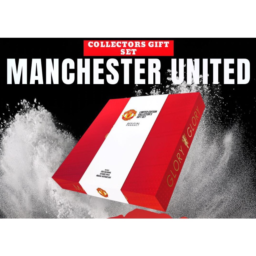 Manchester United | 2023 Limited Edition Collectors Official Calendar & Diary Musical Gold Foil-Finished Gift Box