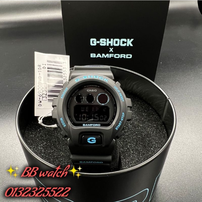 100%正規品100%正規品値下 BAMFORD G-SHOCK DW-6900BWD-1ER CASIO