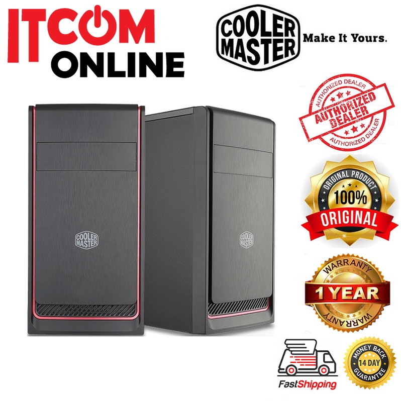 COOLER MASTER MASTERBOX E300L MATX CASING (MCBE300LKN5NB00) RED