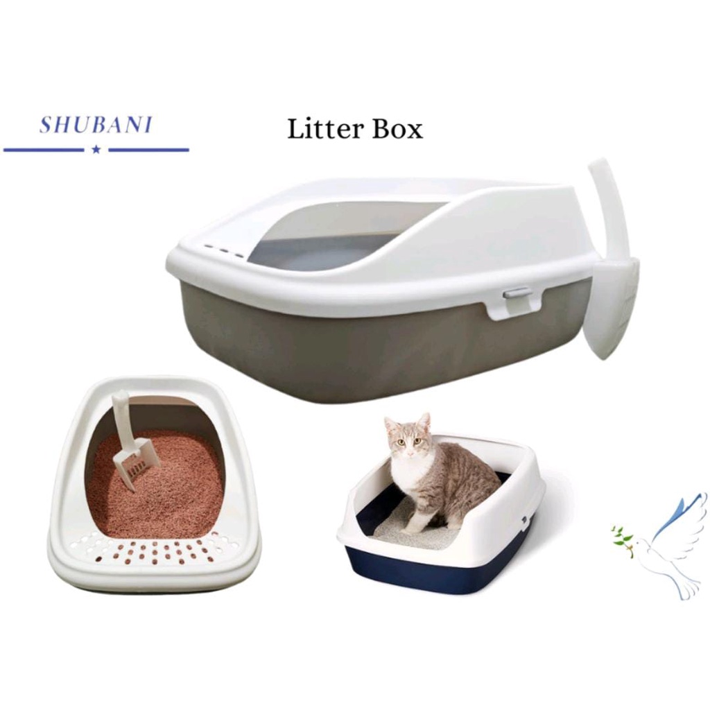 European Style Cat Extra Large Litter Box Cat Litter Tray Tandas Kucing