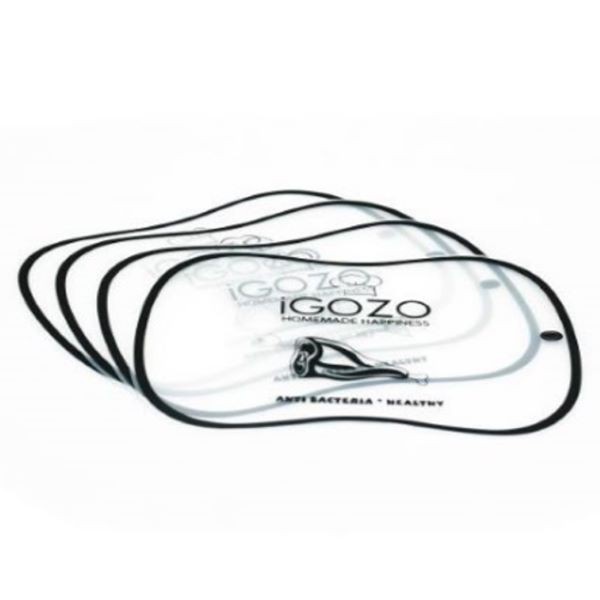 Local s ] iGOZO Cutting Board 4 in 1 Set Papan Pemotong Hitam 4 Dalam 1 Dapur Masak Coo…