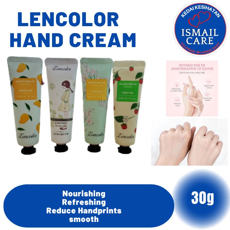 LENCOLOR HAND CREAM 30G Shopee Malaysia