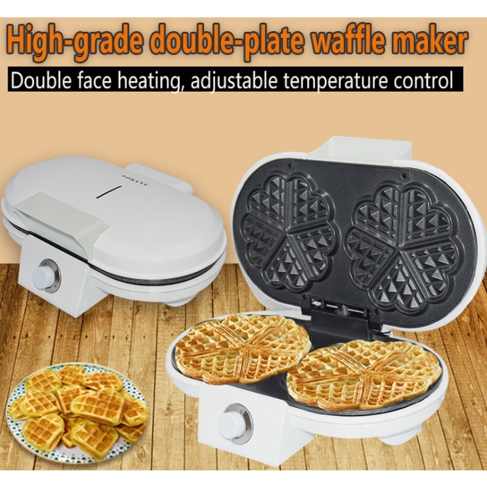 Sokany Double Mini Waffle Maker #KJ510