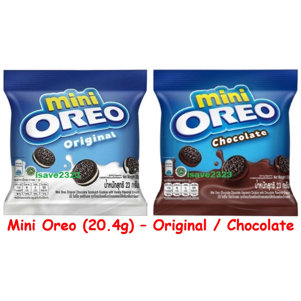 Mini Oreo (20.4g) - Original / Chocolate | Shopee Malaysia