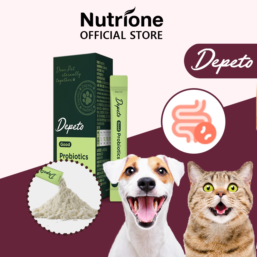 DEPETO Good Probiotics / Probiotic Supplement for dog&cats / 5Vitamins