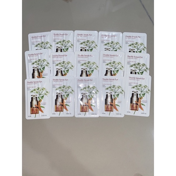 Clarins Double Serum Eye 0.9ml Shopee Malaysia