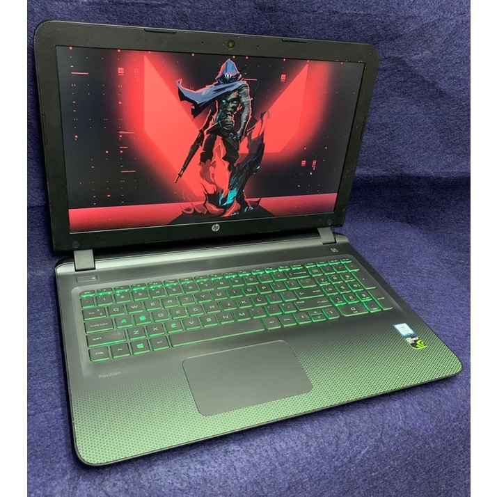 Gaming Laptop HP pavilion GT Graphics 950M Processor Core i5#Ram 16GB#SSD 256GB #Windows 11 PRO#Camera#Wifi#Battery