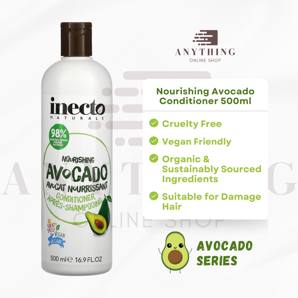 Inecto Naturals Nourishing Avocado Conditioner 500ml Shopee Malaysia