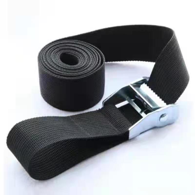 NEW!!! Black Tie Down Strap Strong Ratchet Belt Luggage Bag Cargo Lashing With Metal Buckle Dropshipping